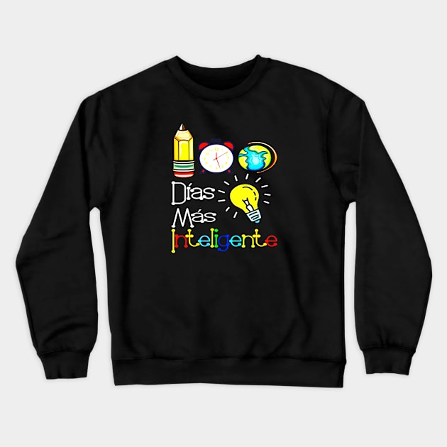 100th Day of School Teacher Crewneck Sweatshirt by szymonnowotny8